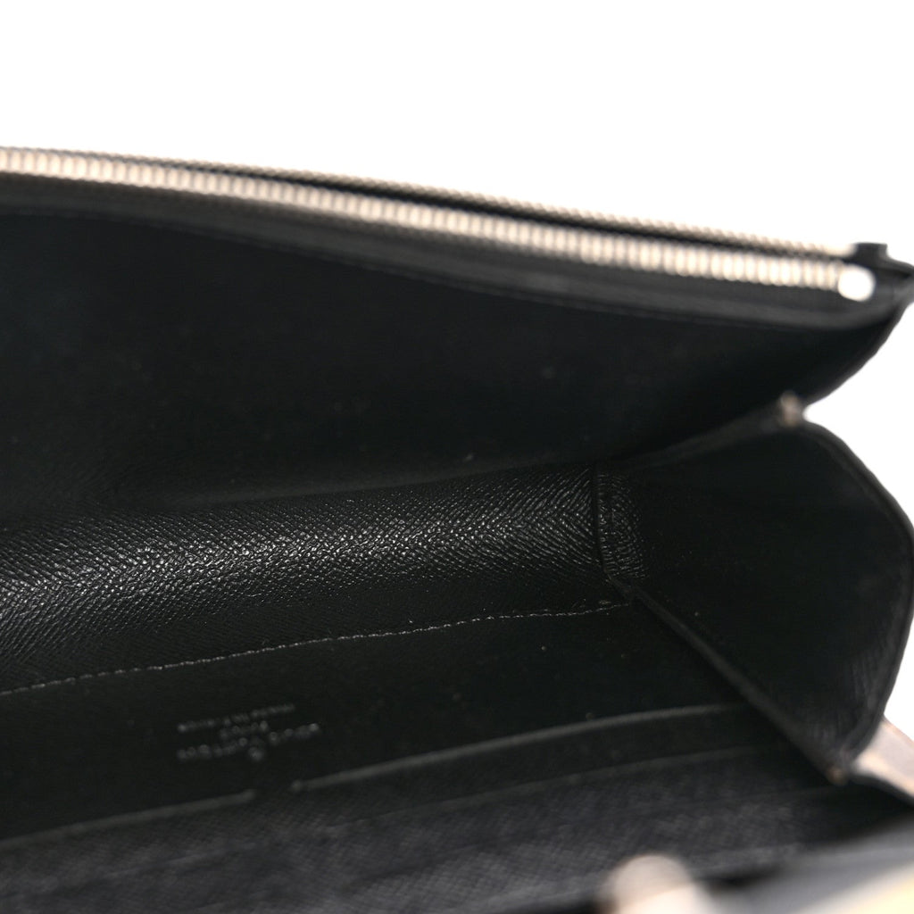 Louis Vuitton Monogram Kabuki Chain Wallet Black