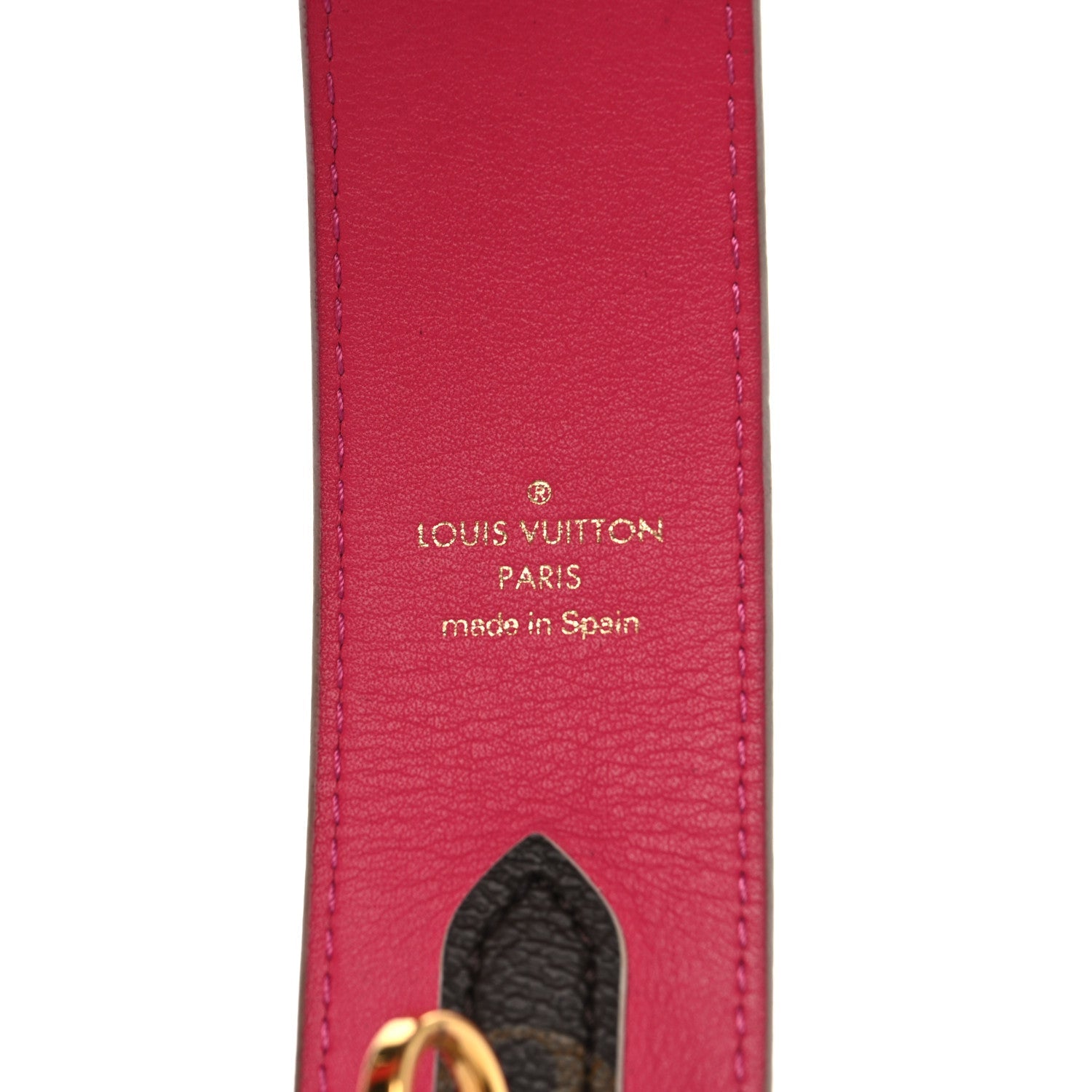 Louis Vuitton Monogram Bandouliere Shoulder Strap Hot Pink