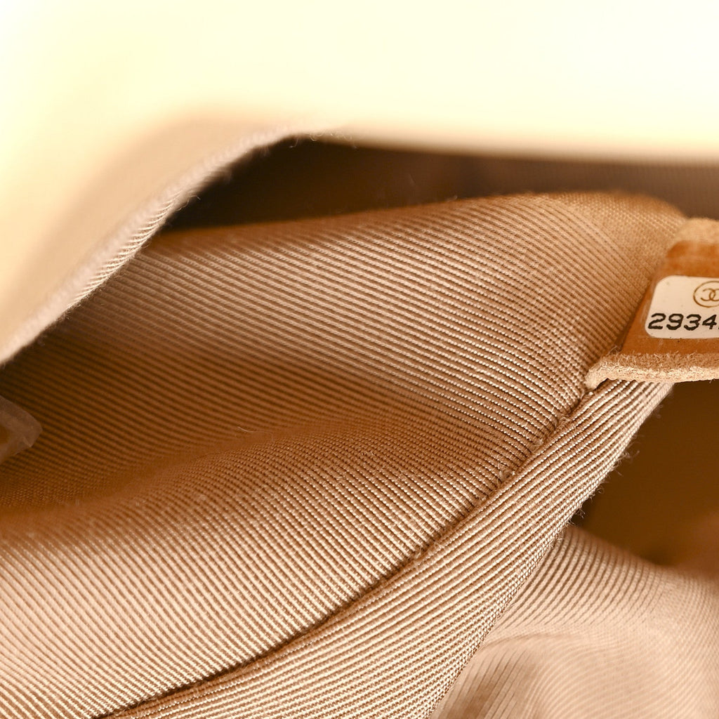 Chanel Goatskin Quilted Medium Chanel 19 Flap Dark Beige