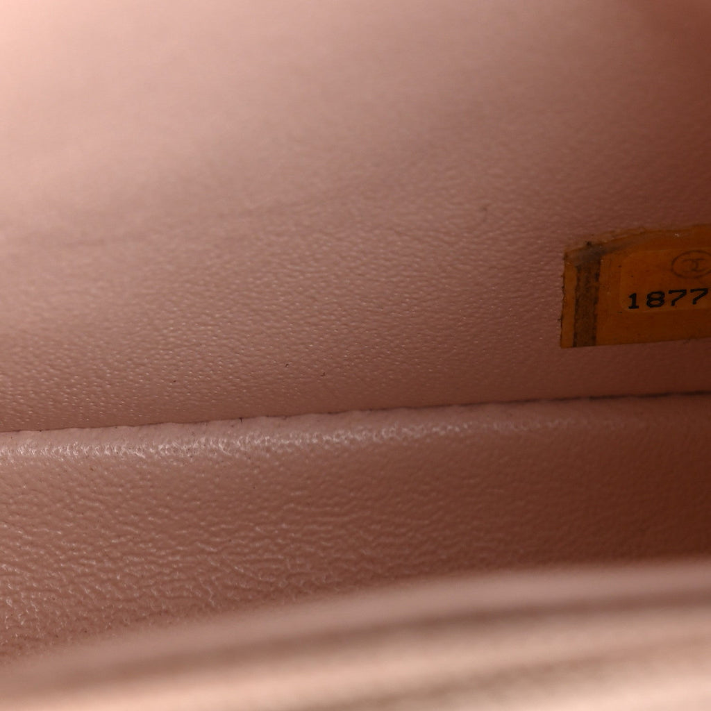 Chanel Caviar Quilted Mini Rectangular Flap Light Pink