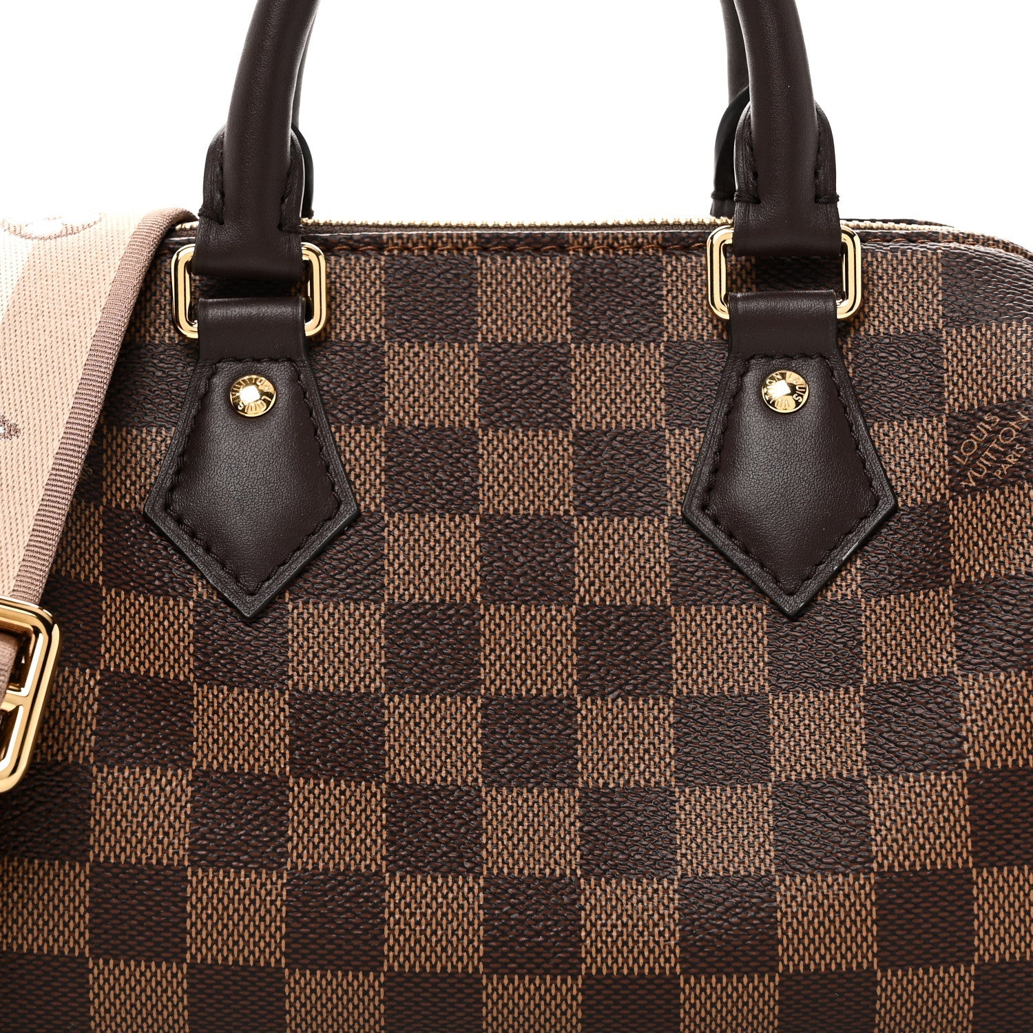 Louis Vuitton Monogram Speedy Bandouliere 20 Beige