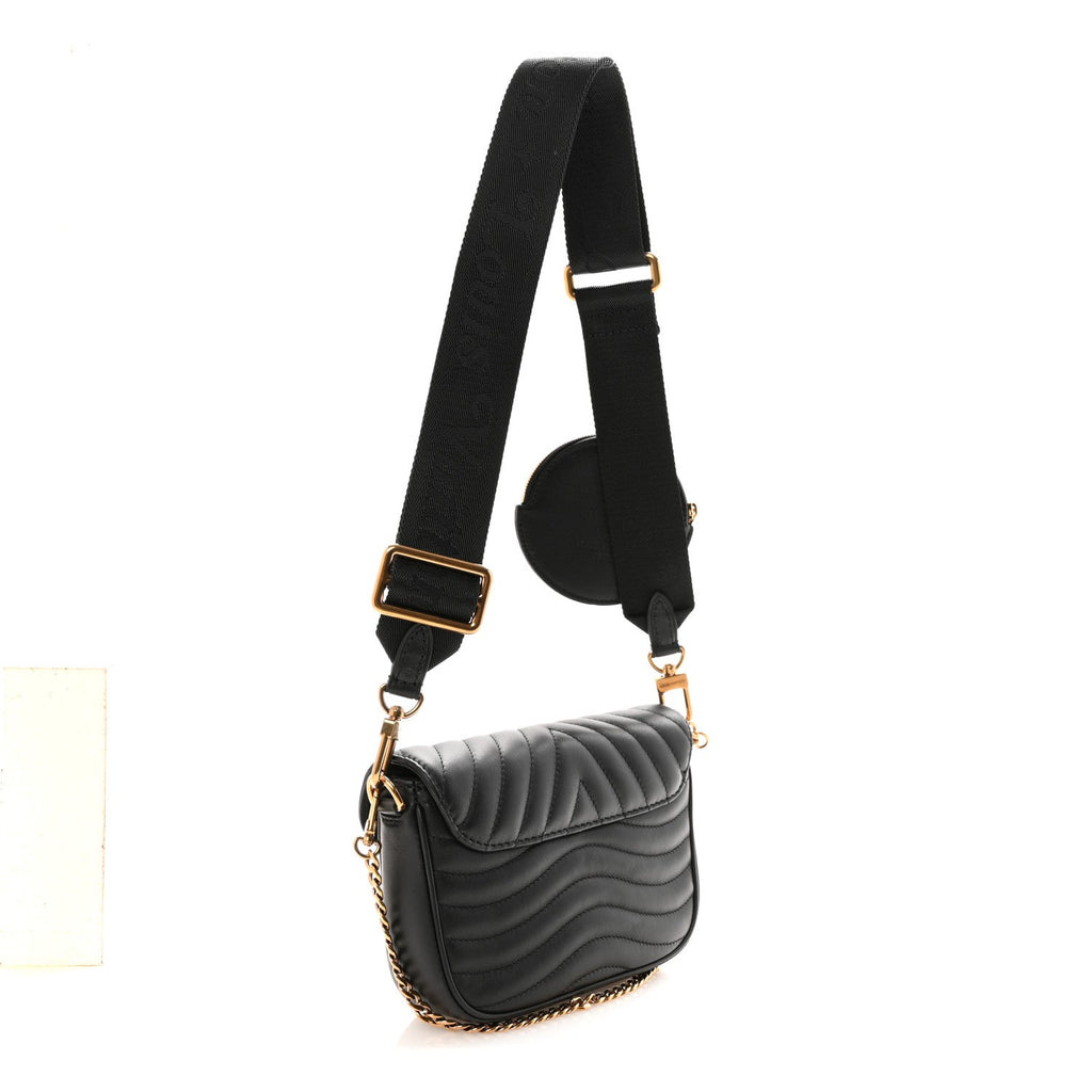 Louis Vuitton Calfskin New Wave Multi Pochette Black