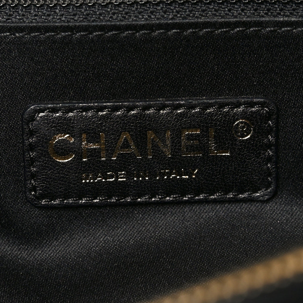 Chanel Caviar Quilted Grand Shopping Tote GST Black