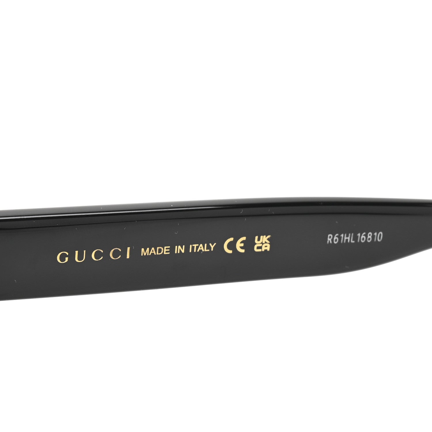 Gucci Acetate Square Frame Sunglasses GG1338S Black