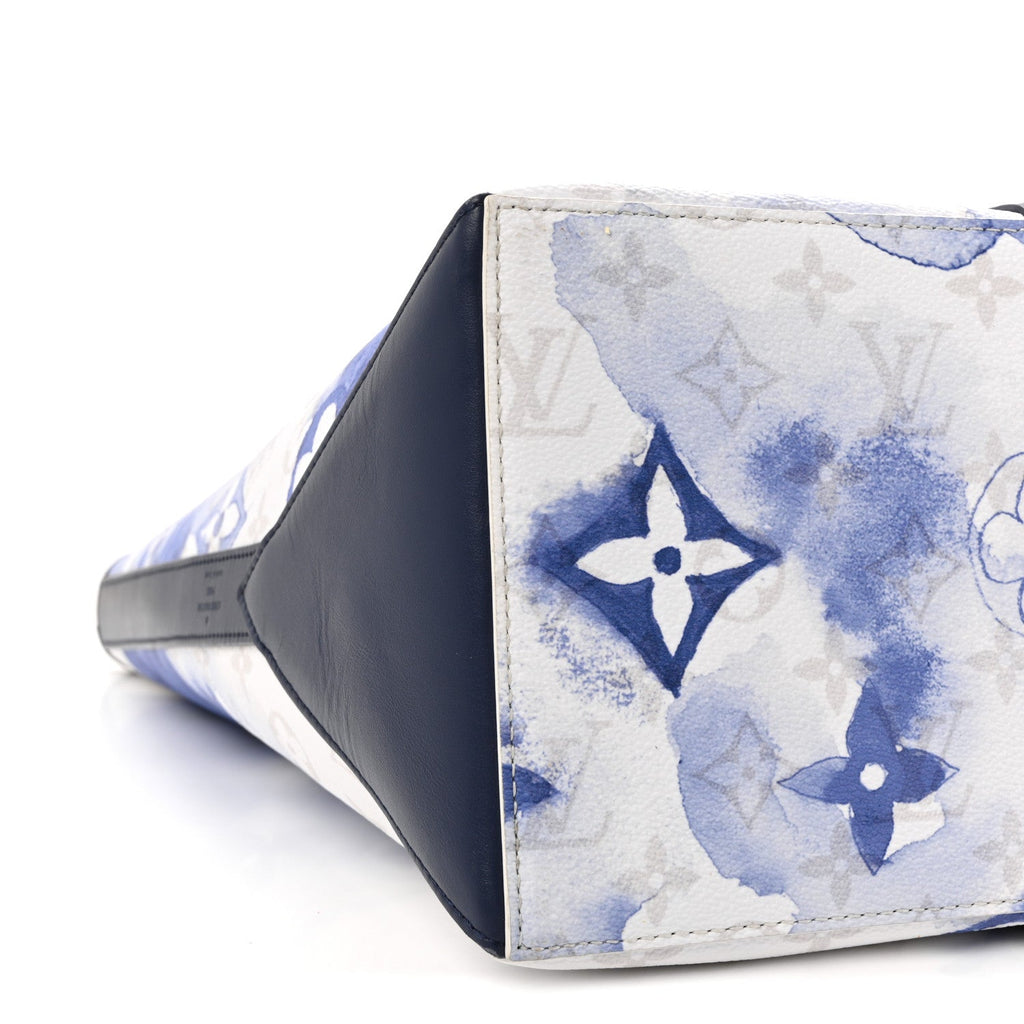 Louis Vuitton Monogram Watercolor New Tote GM Blue