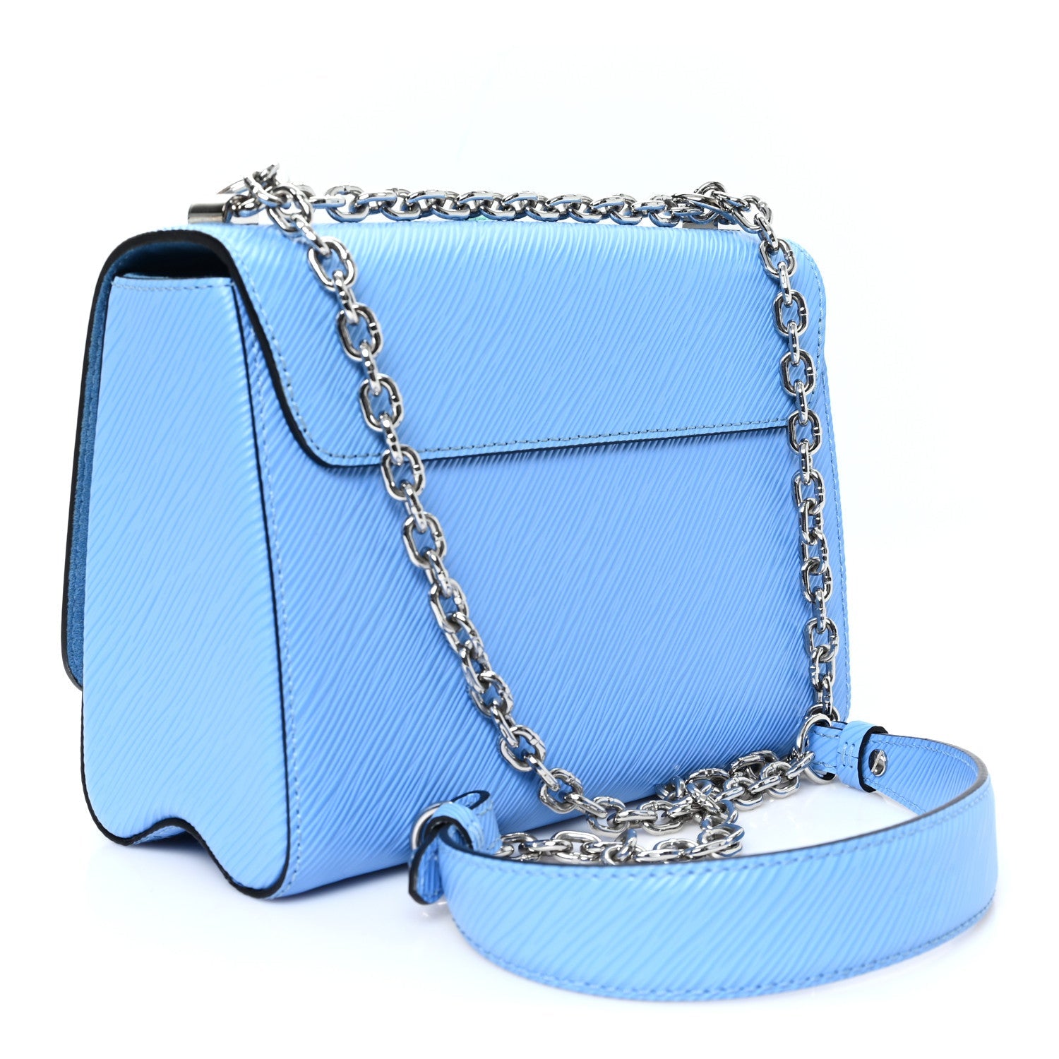 Louis Vuitton Epi Tropical Birds Twist Shoulder Bag MM Bleuet