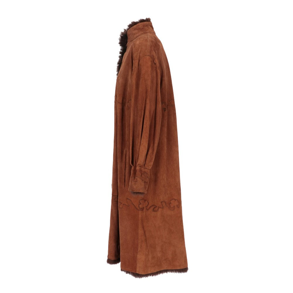 Fendi Suede Double Layer Coat - '70s