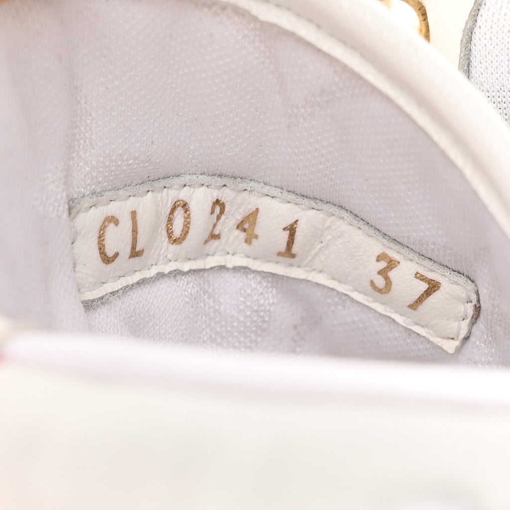 Louis Vuitton Calfskin Nylon Mesh Monogram Womens Boombox High Top Sneakers 37 Bleu Rose