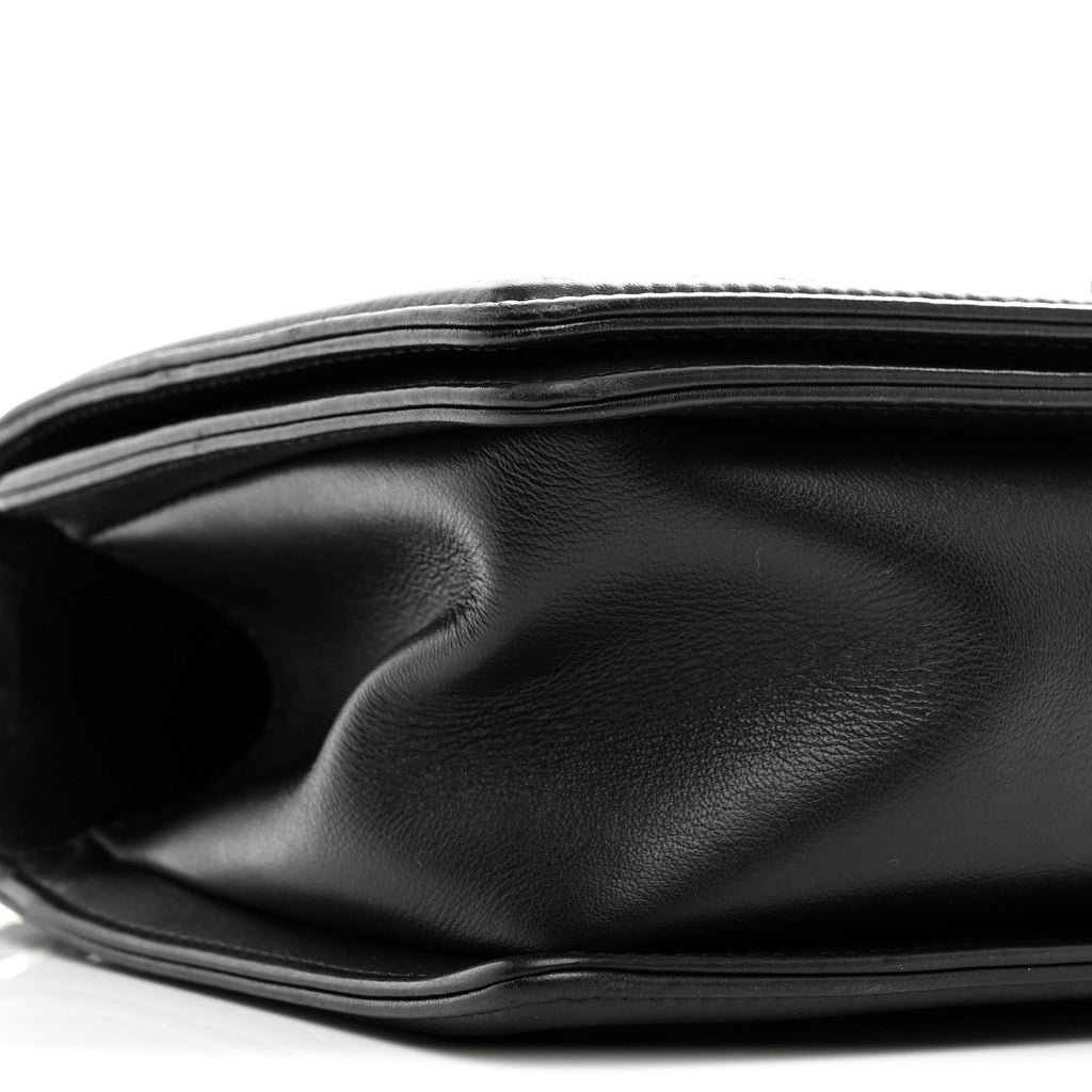 Chanel Calfskin Quilted Medium Boy Flap Black
