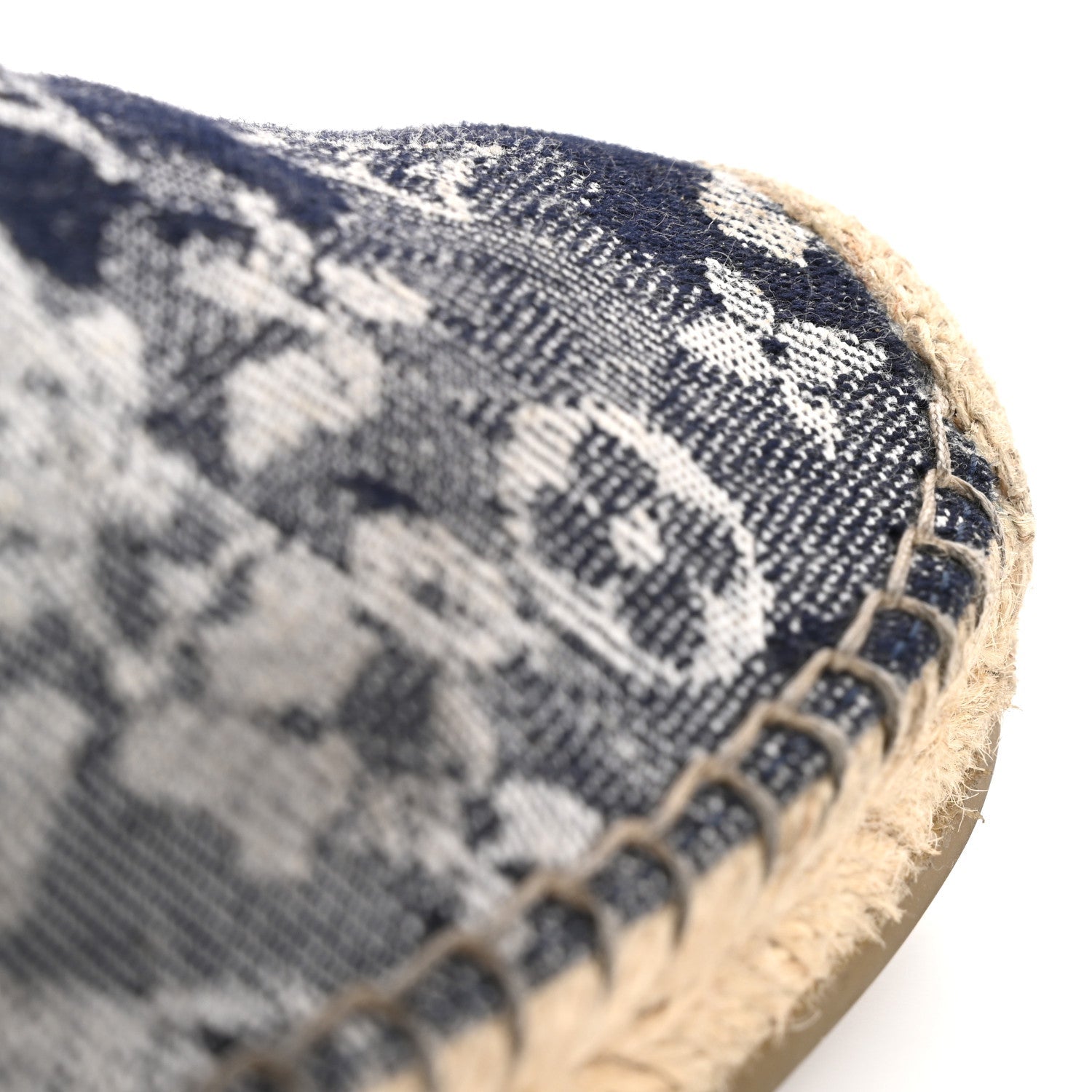 Louis Vuitton Monogram Denim Espadrille Flats 8.5 Blue