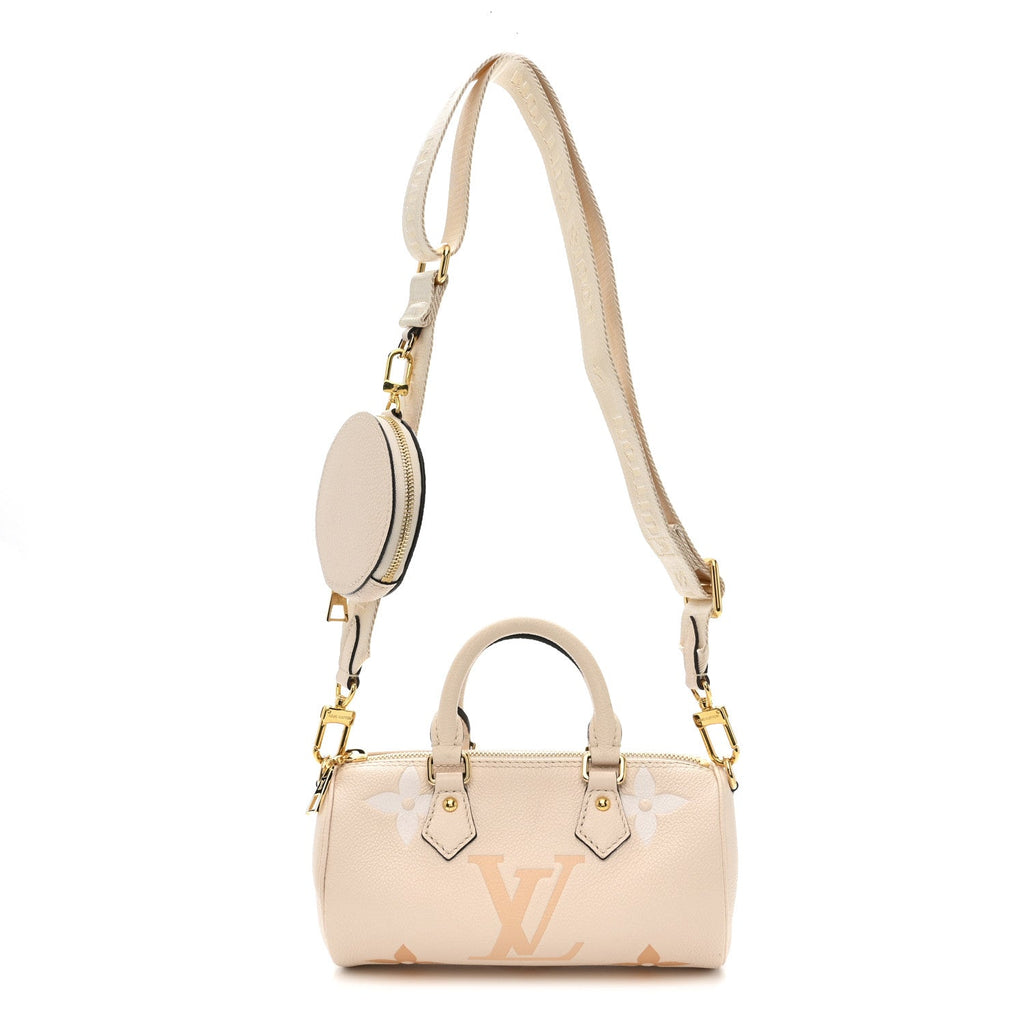 Louis Vuitton Empreinte Monogram Giant By The Pool Papillon BB Cream Saffron