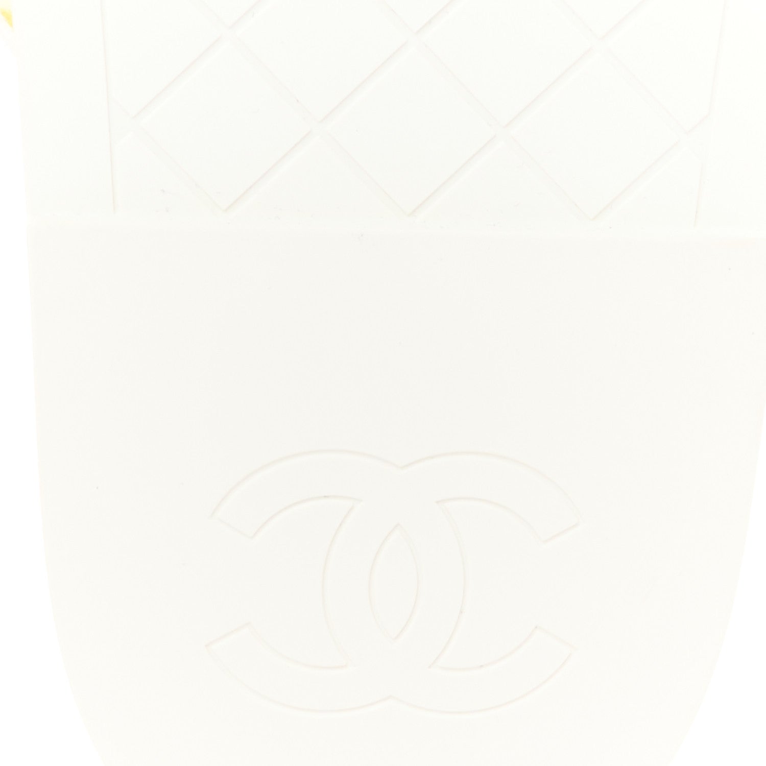 Printed Calfskin Velcro Dad Flat Mules 40 White Yellow