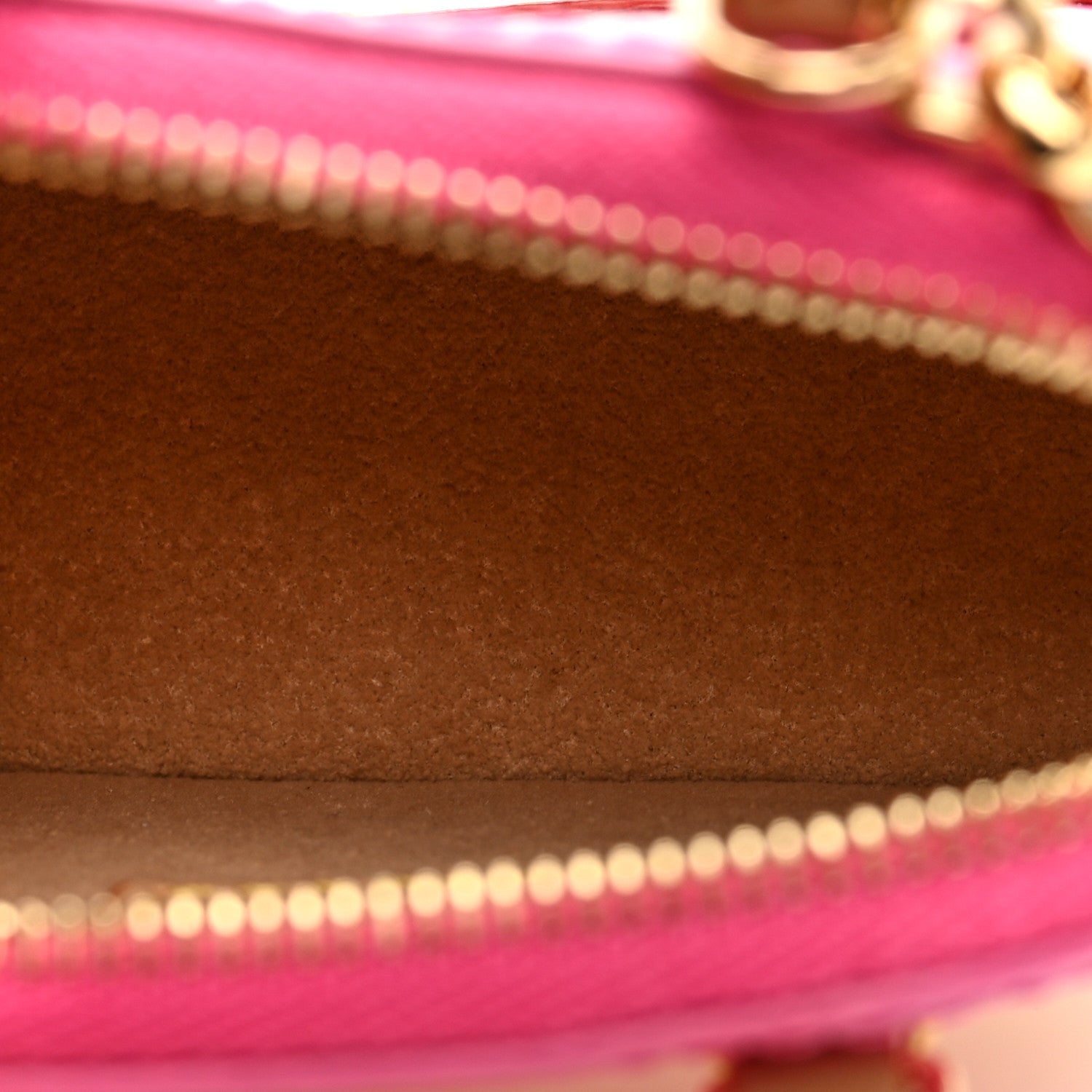 Louis Vuitton Vernis Monogram Micro Alma Bag Charm Key Holder Rose