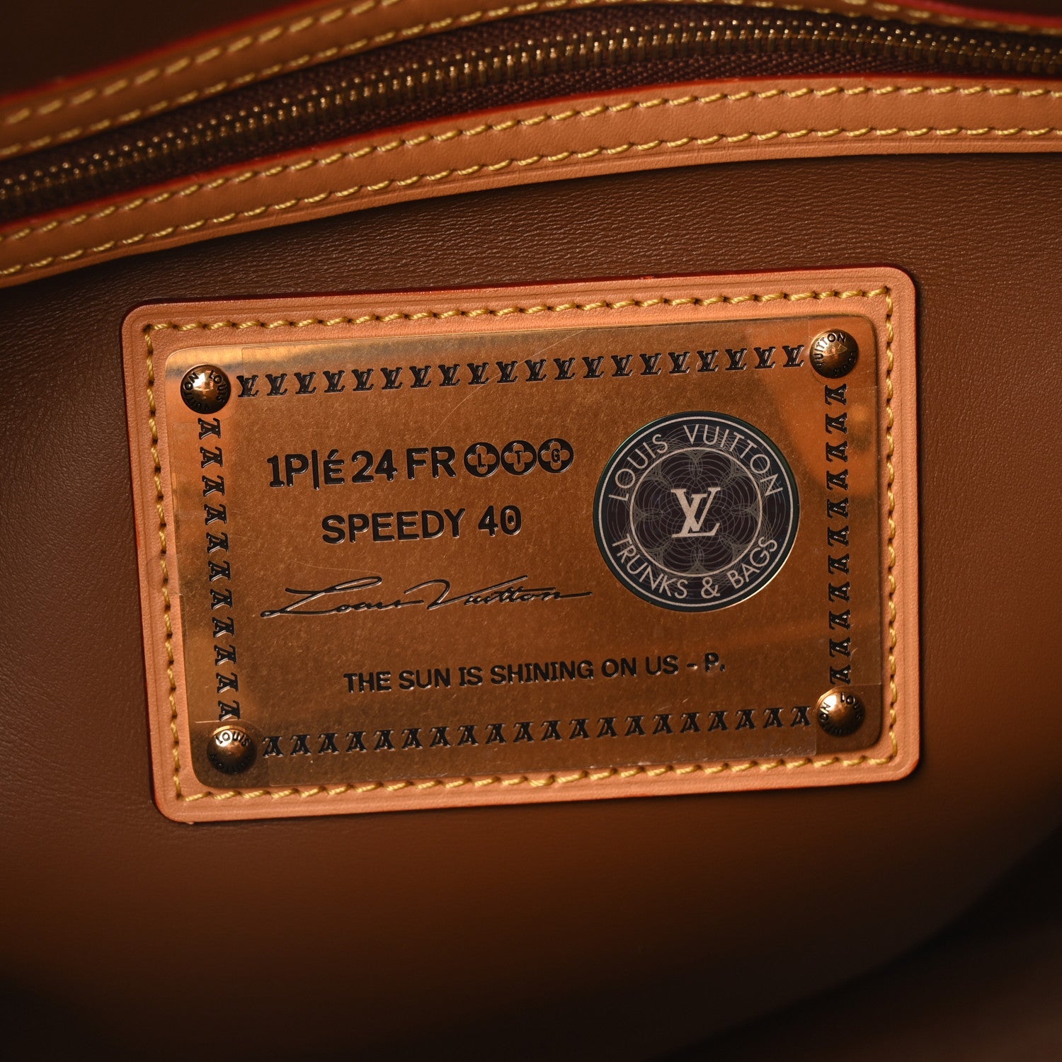 Louis Vuitton Calfskin Monogram Speedy P9 Bandouliere 40 Blue