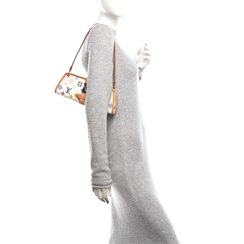 Louis Vuitton Monogram Multicolor Shirley White