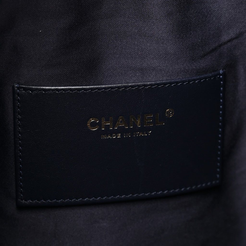 Chanel Caviar Quilted Medium Chanel 25 Handbag Dark Navy