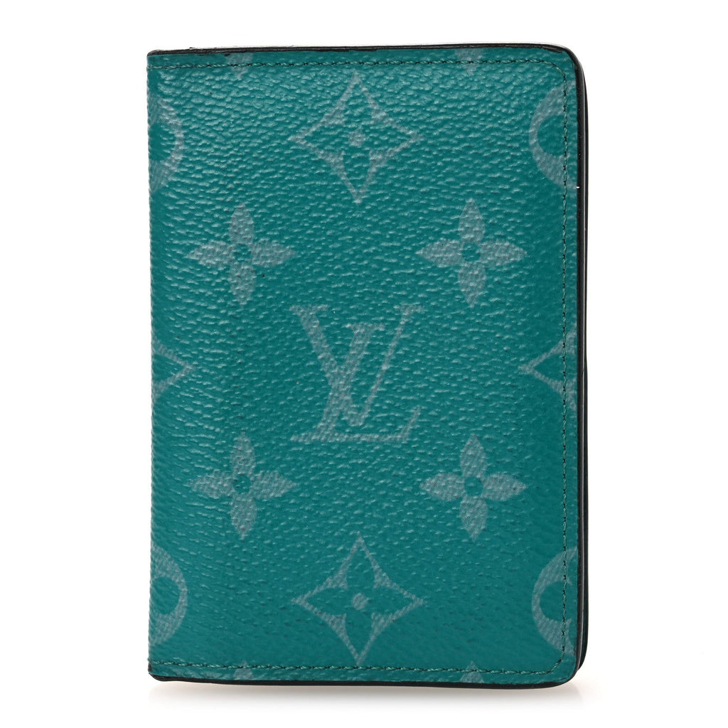 Louis Vuitton Monogram Taiga Pocket Organizer Vert