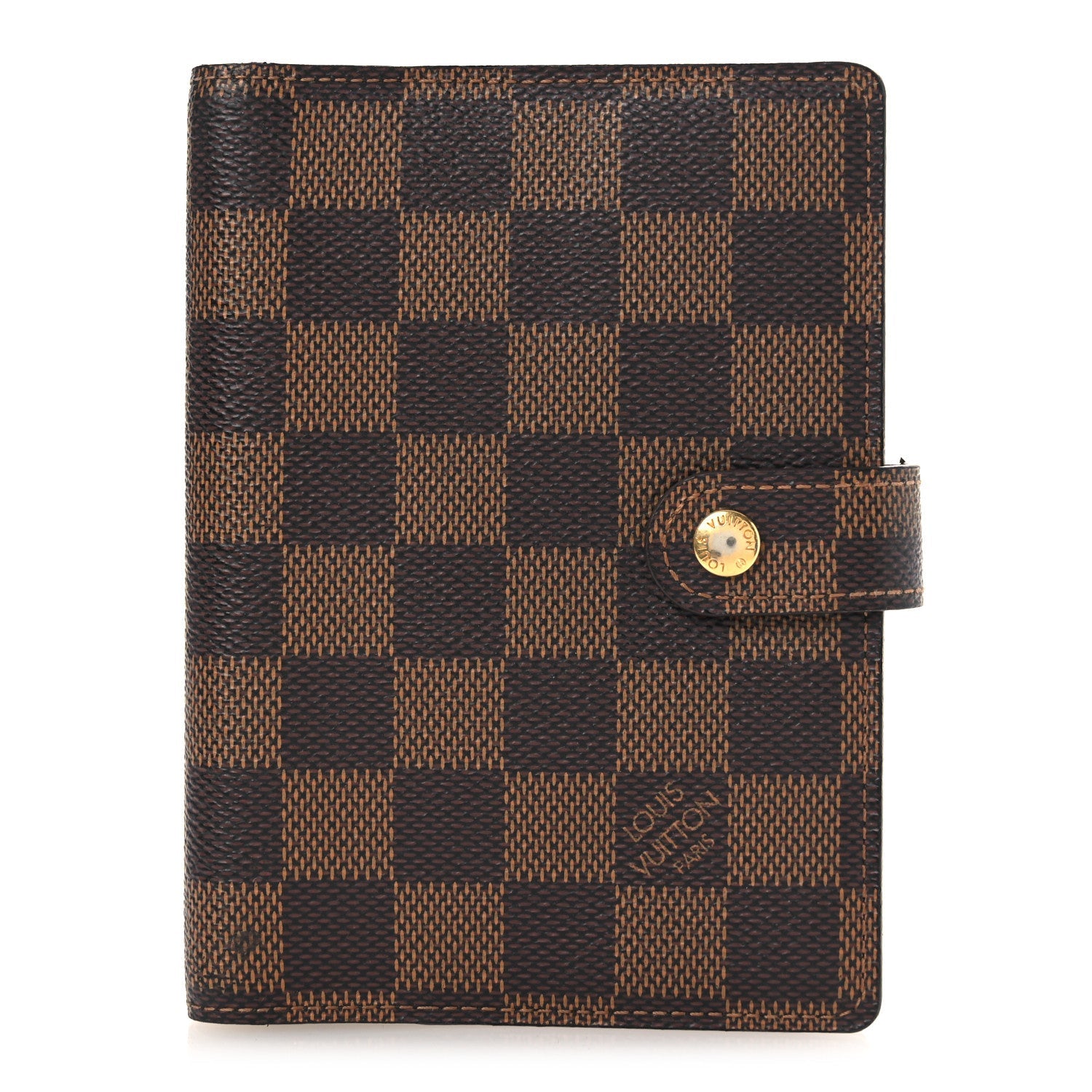 Louis Vuitton Damier Ebene Small Ring Agenda Cover