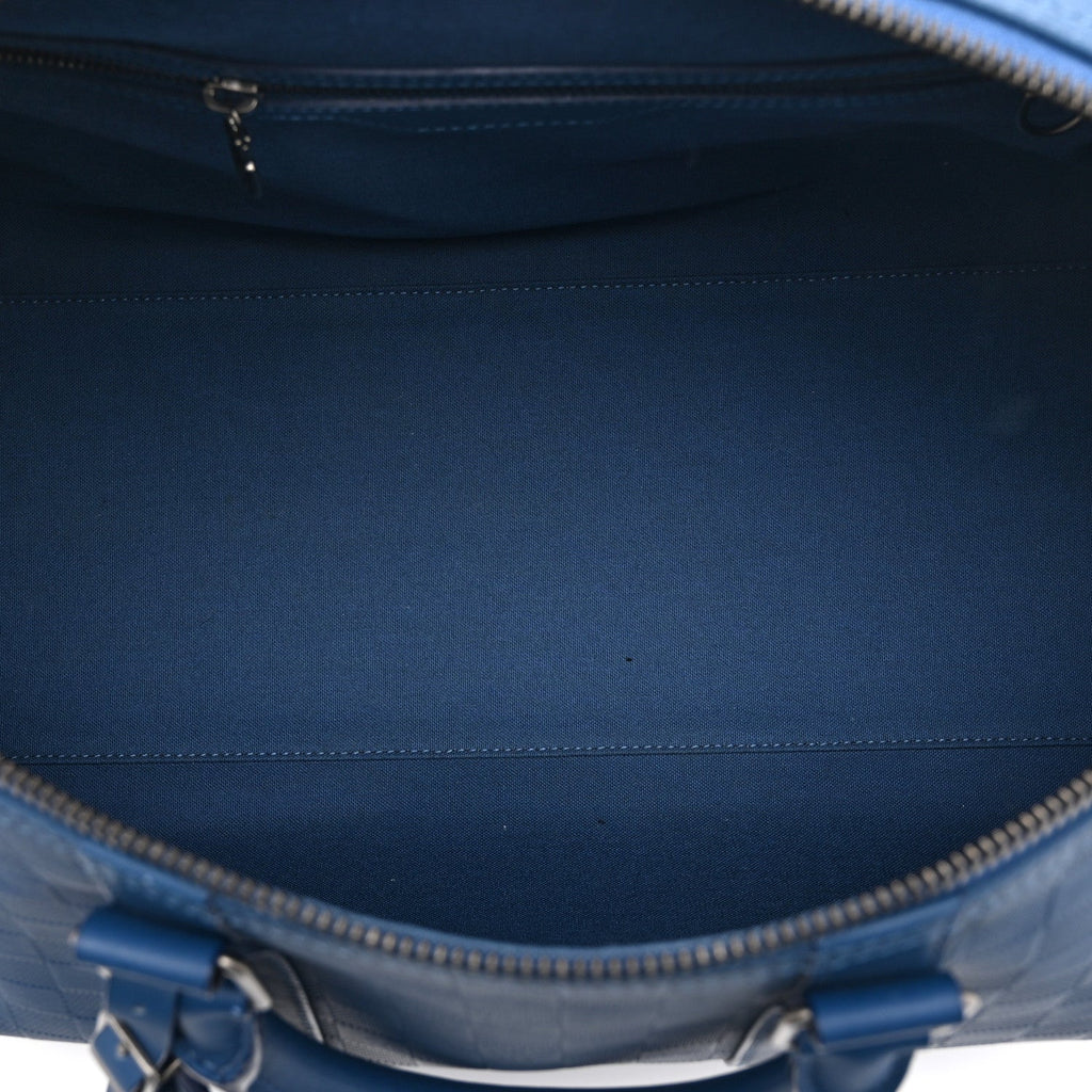 Louis Vuitton Damier Infini Keepall Bandouliere 45 Neptune