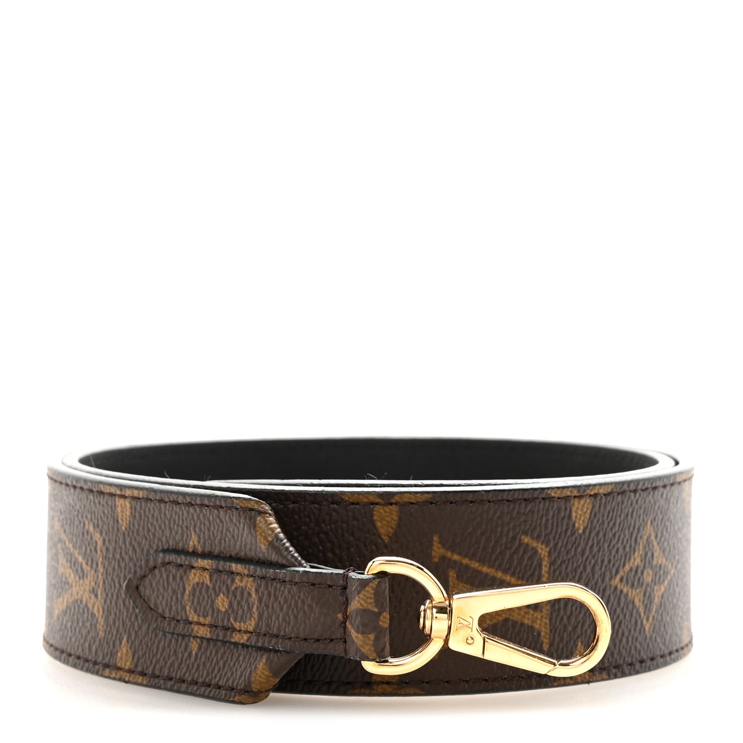 Louis Vuitton Monogram Bandouliere Shoulder Strap Black