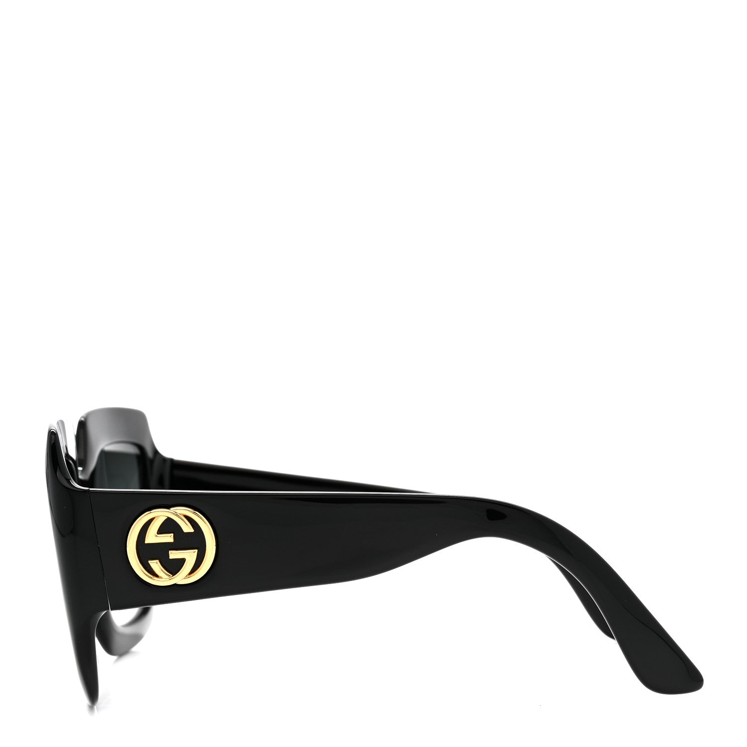 Gucci Acetate Square Frame Sunglasses GG0141S Black