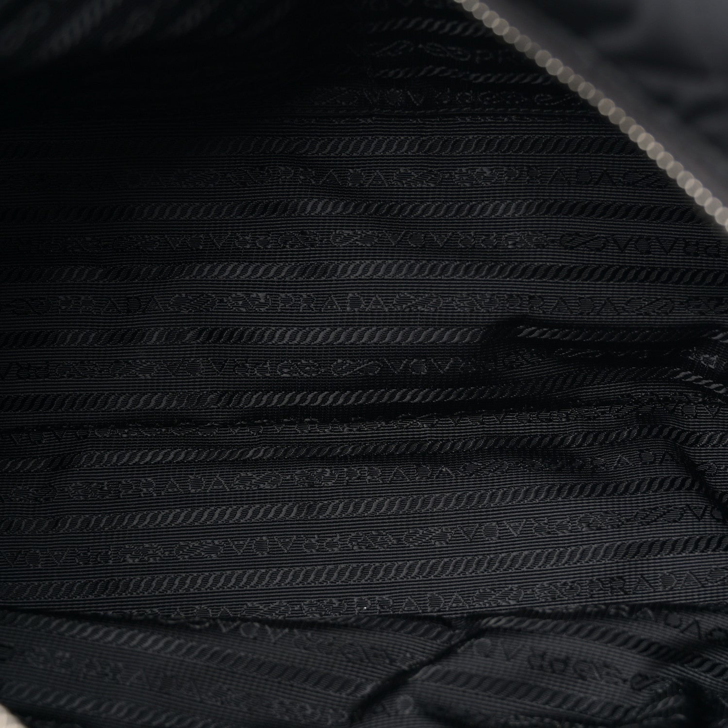 Prada Nylon Tessuto Impuntu Quilted Shoulder Bag Black