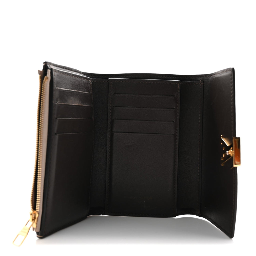 Louis Vuitton Taurillon Capucines Compact Wallet Galet