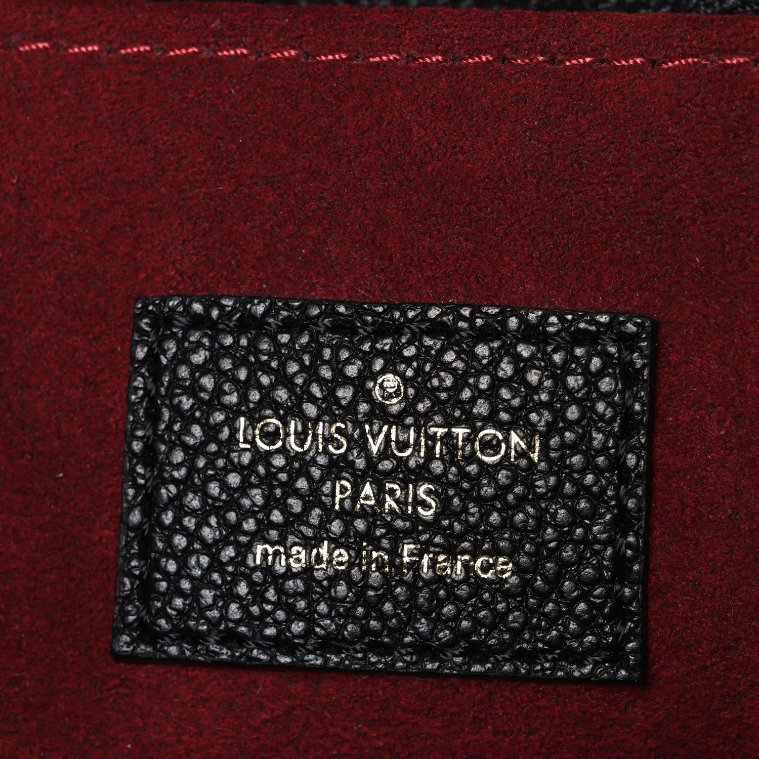 Louis Vuitton Empreinte Monogram Giant Pochette Metis Black Beige