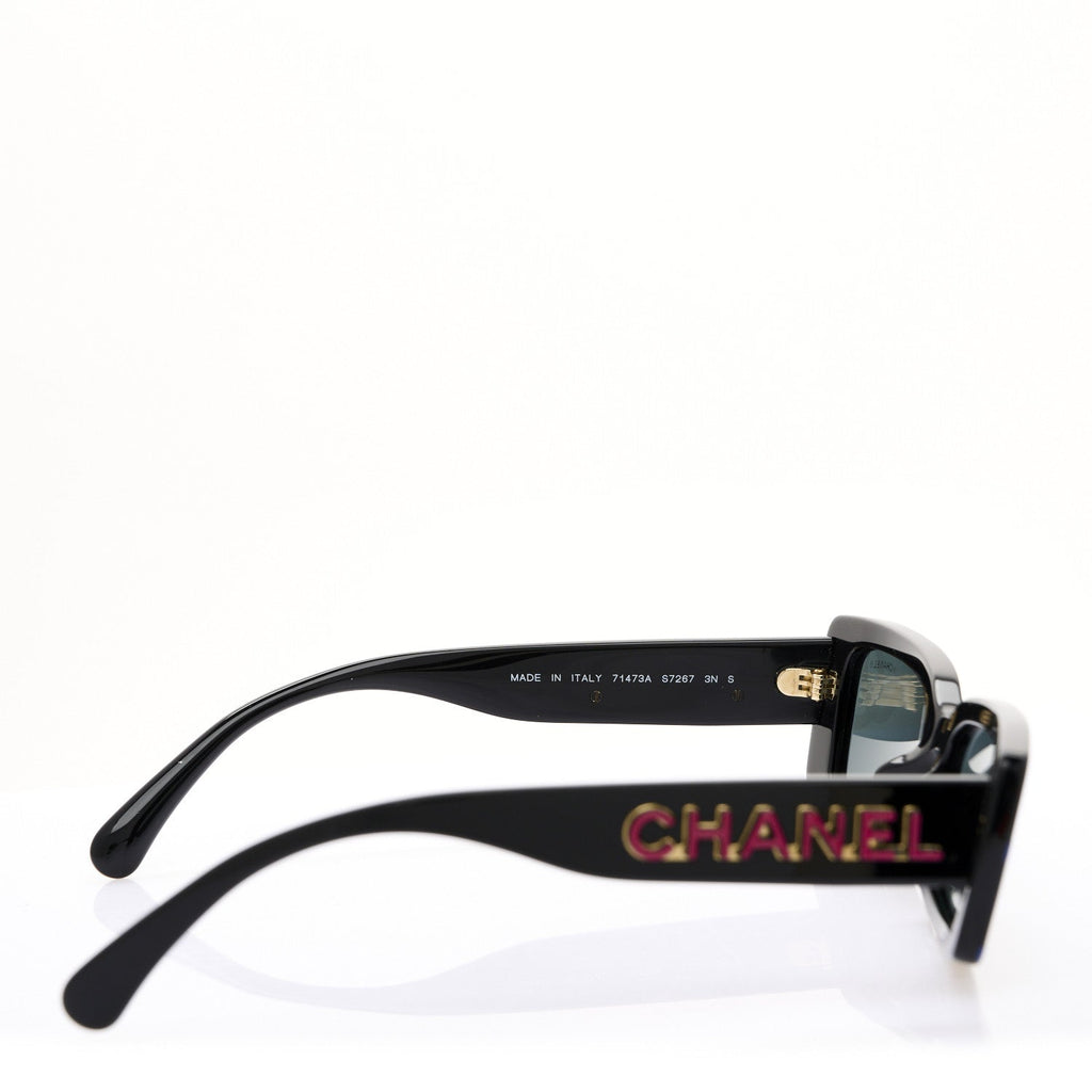 Acetate CC Sunglasses 71473A Black