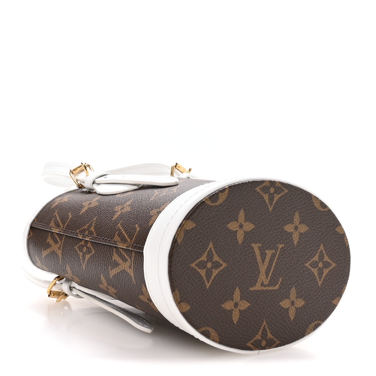 Louis Vuitton Monogram LV Match Nano Bucket Bag White