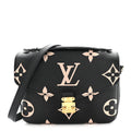 Louis Vuitton Empreinte Monogram Giant Pochette Metis Black Beige