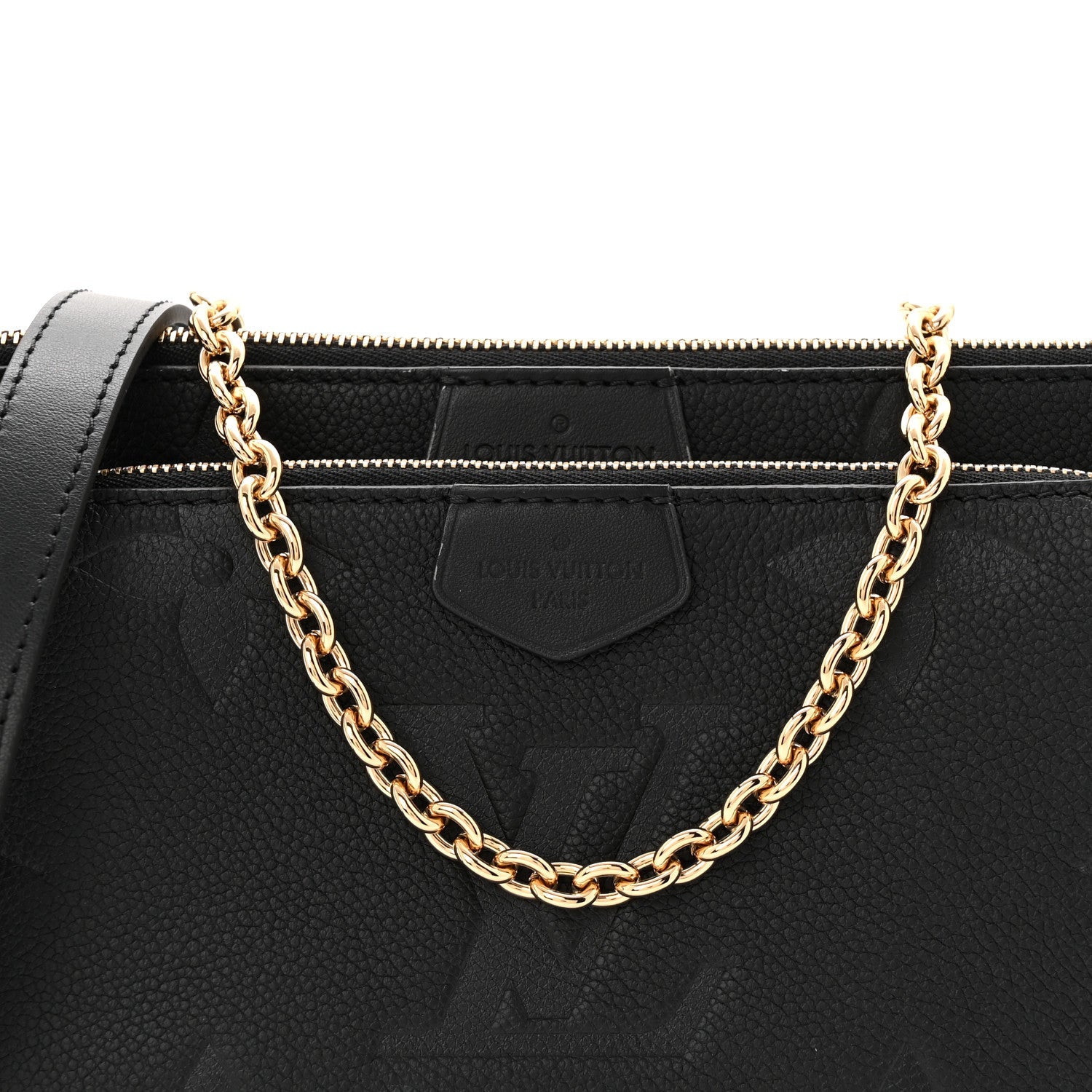 Louis Vuitton Empreinte Monogram Giant Wild At Heart Multi Pochette Accessories Black