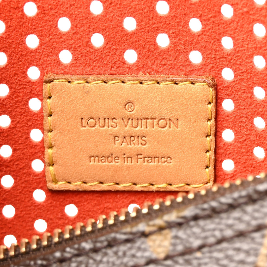 Louis Vuitton Monogram Perforated Speedy 30 Orange