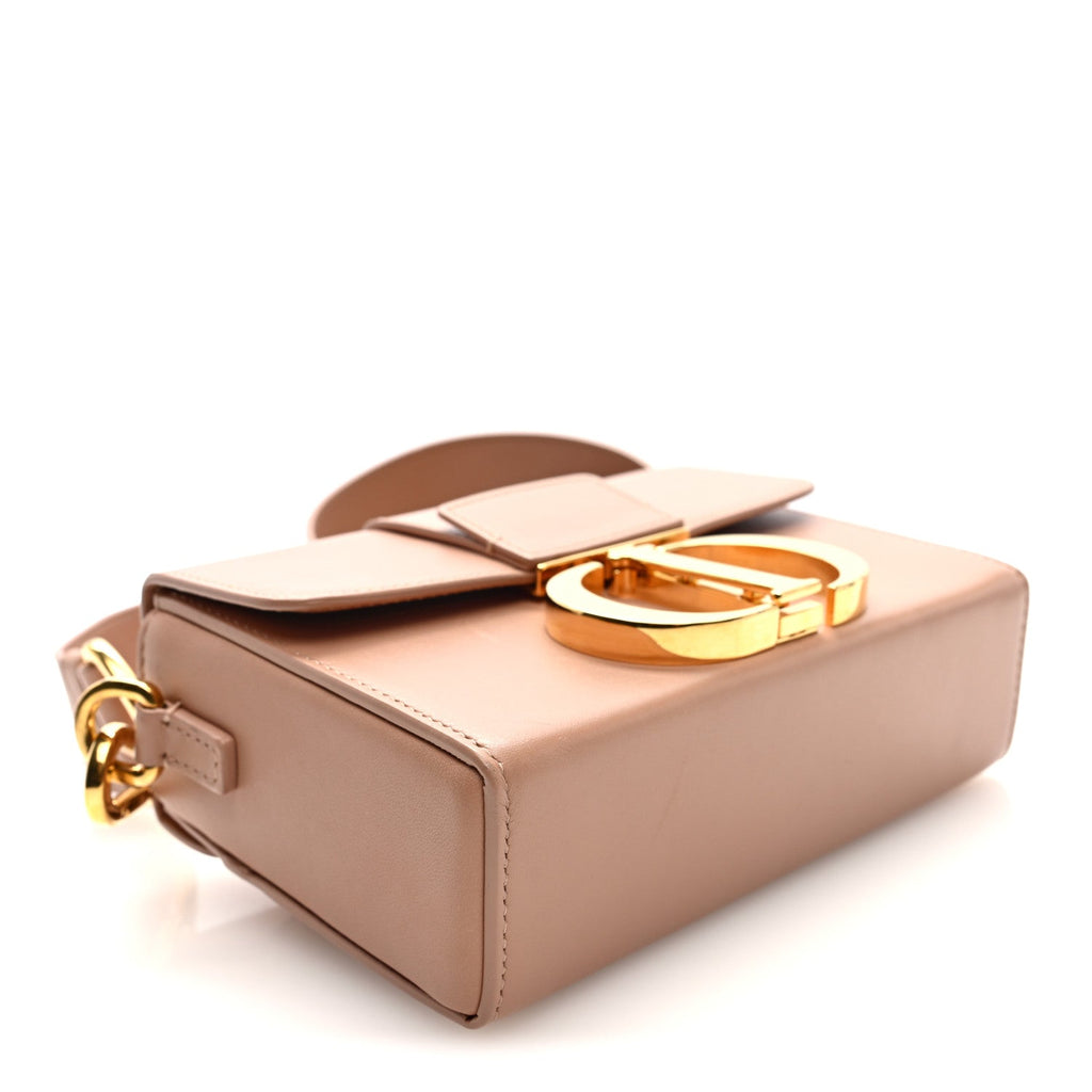 Christian Dior Smooth Calfskin 30 Montaigne Box Bag Pale Pink