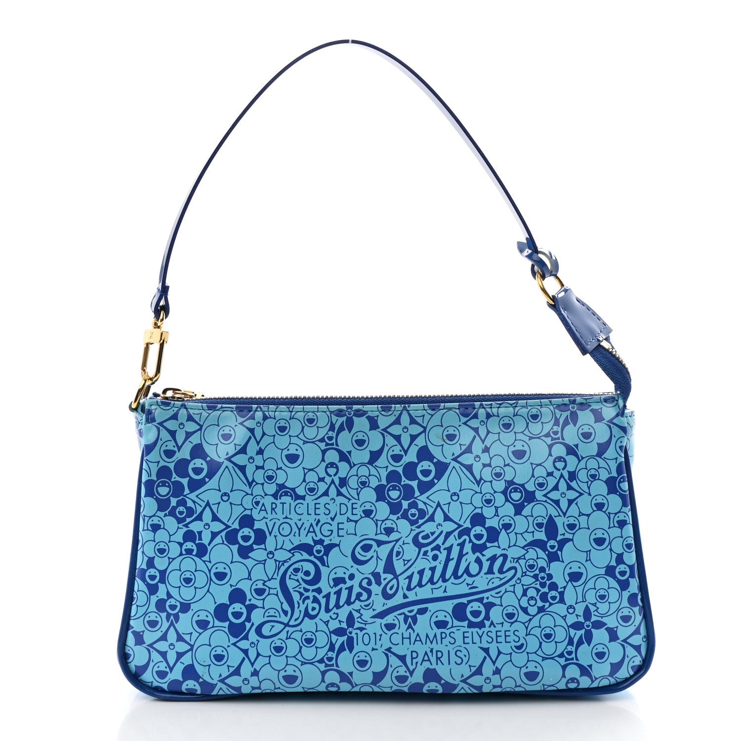 Louis Vuitton Cosmic Blossom Pochette Accessories Blue