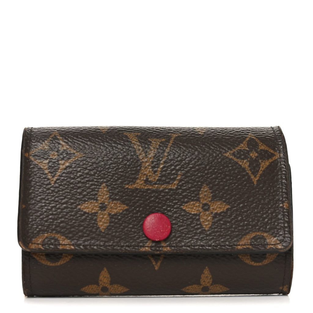 Louis Vuitton Monogram 6 Key Multicles Holder Fuchsia