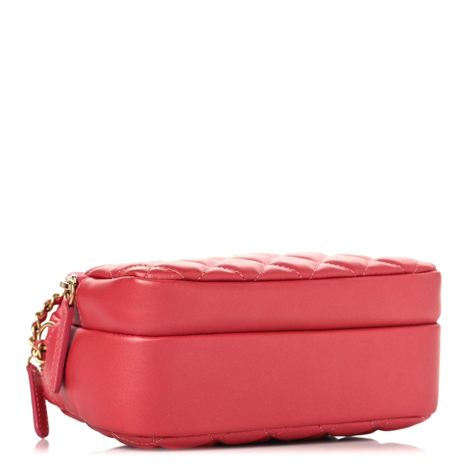 Chanel Calfskin Quilted Day Trips Camera Case Pink