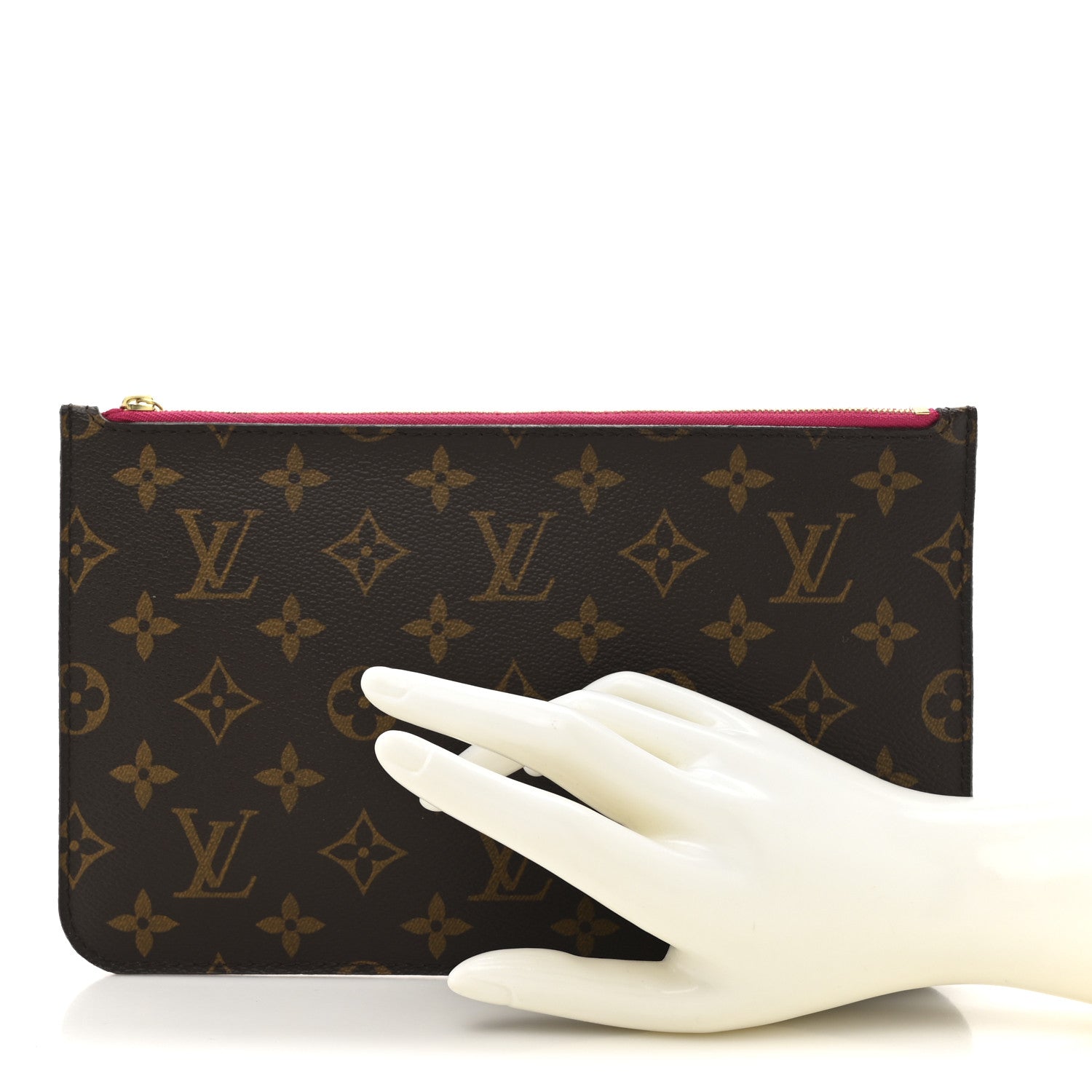 Louis Vuitton Monogram Neverfull MM GM Pochette Pivoine