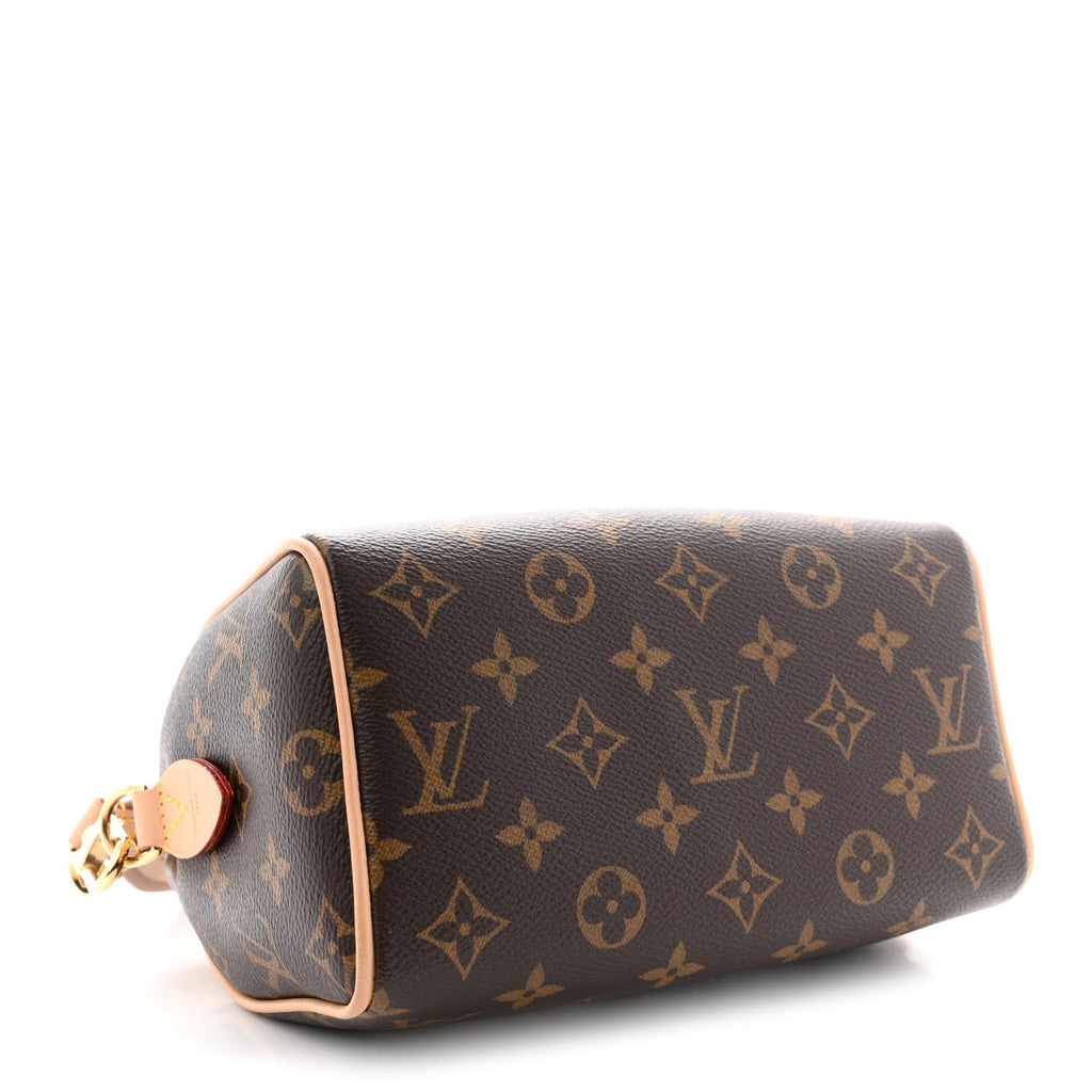 Louis Vuitton Monogram Speedy Bandouliere 20 Beige