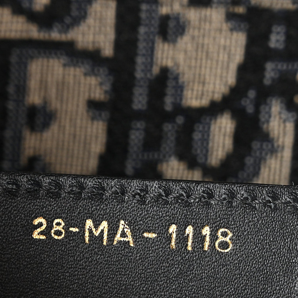 Christian Dior Oblique Saddle Bag Blue