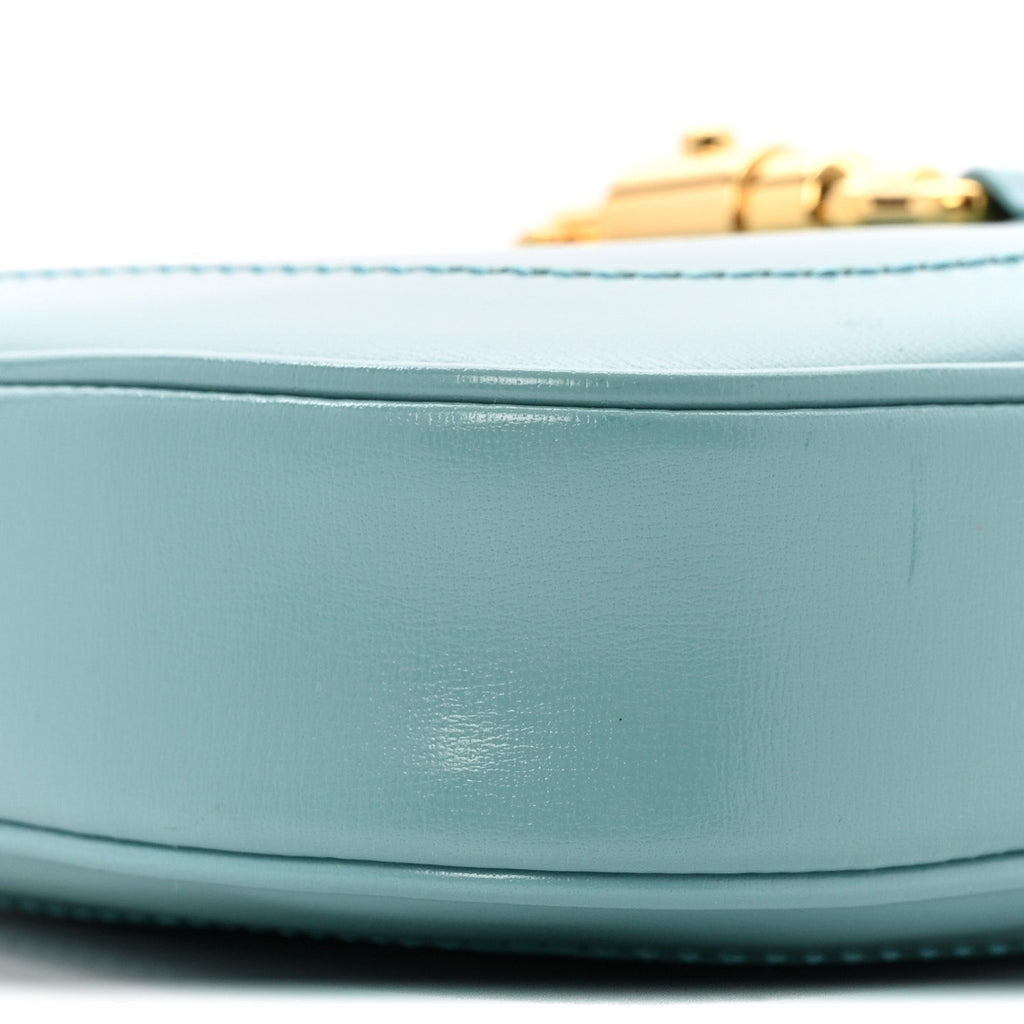 Gucci Boarded Dyana Lux Calfskin Mini Jackie 1961 Hobo Dusty Azure