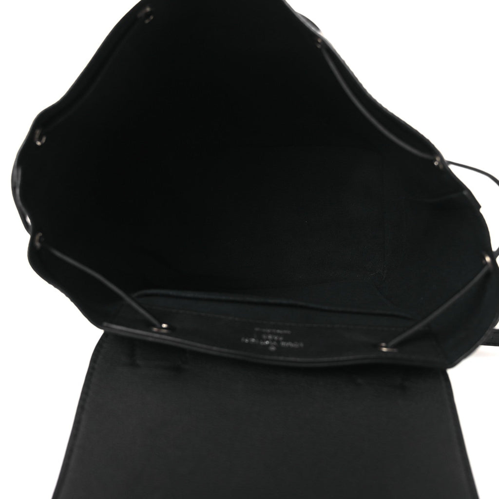 Louis Vuitton Calfskin Lockme Backpack Black