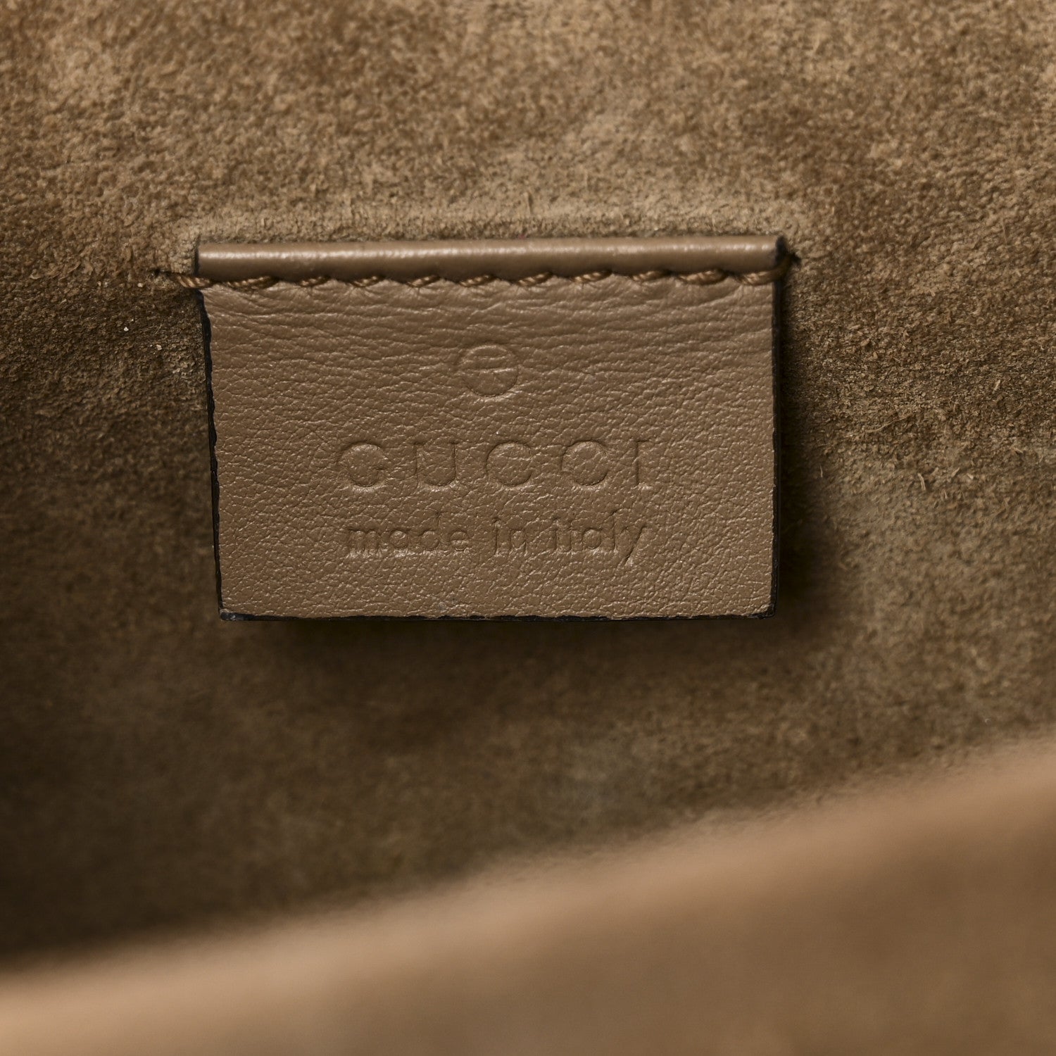 Gucci GG Supreme Monogram Mini Dionysus Shoulder Bag Taupe