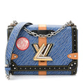 Louis Vuitton Epi Complice Trunks and Bags Twist Shoulder Bag MM Denim Light