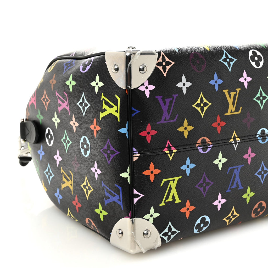 Louis Vuitton LV X TM Monogram Multicolor Speedy Soft 30 Black