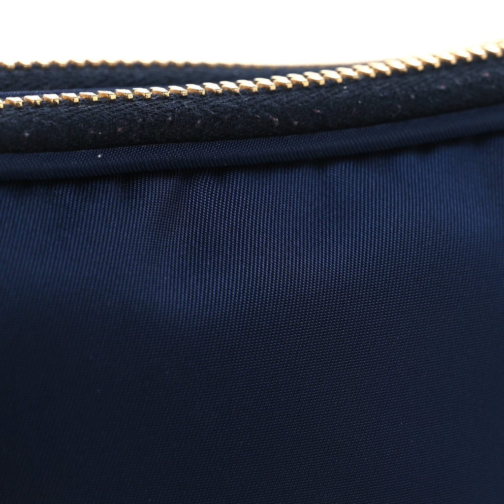 Prada Tessuto Nylon Saffiano Mini Camera Crossbody Royal