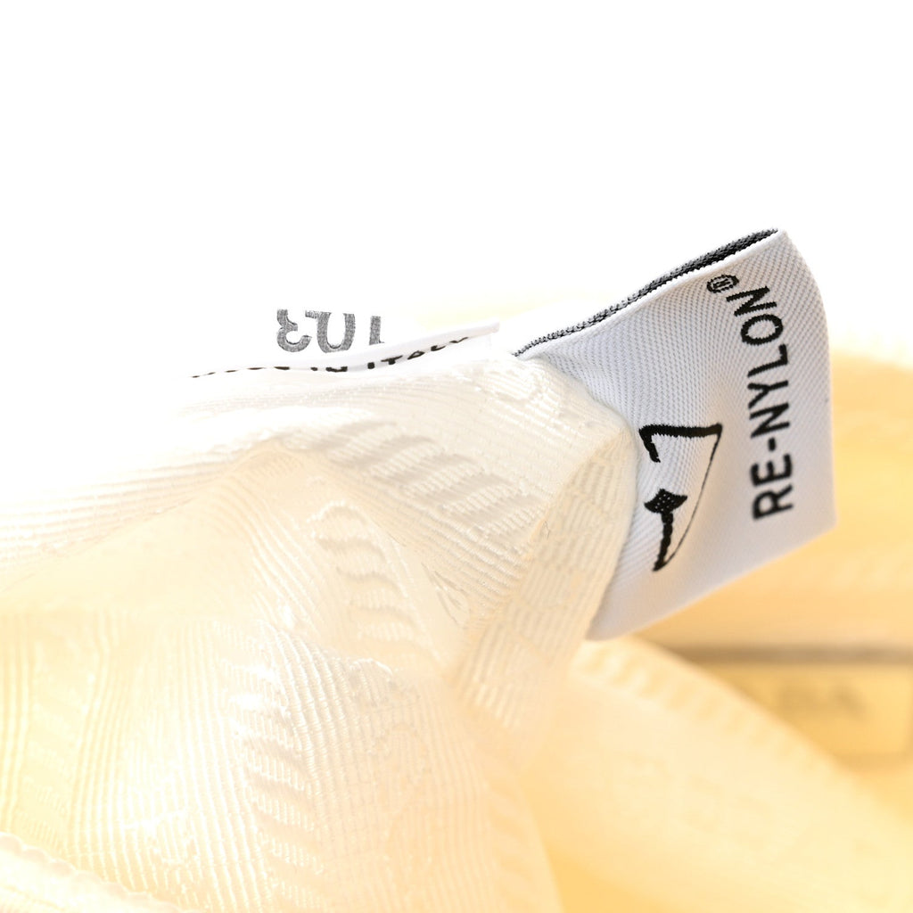 Prada Tessuto Nylon Mini Re-Edition 2000 Bag White