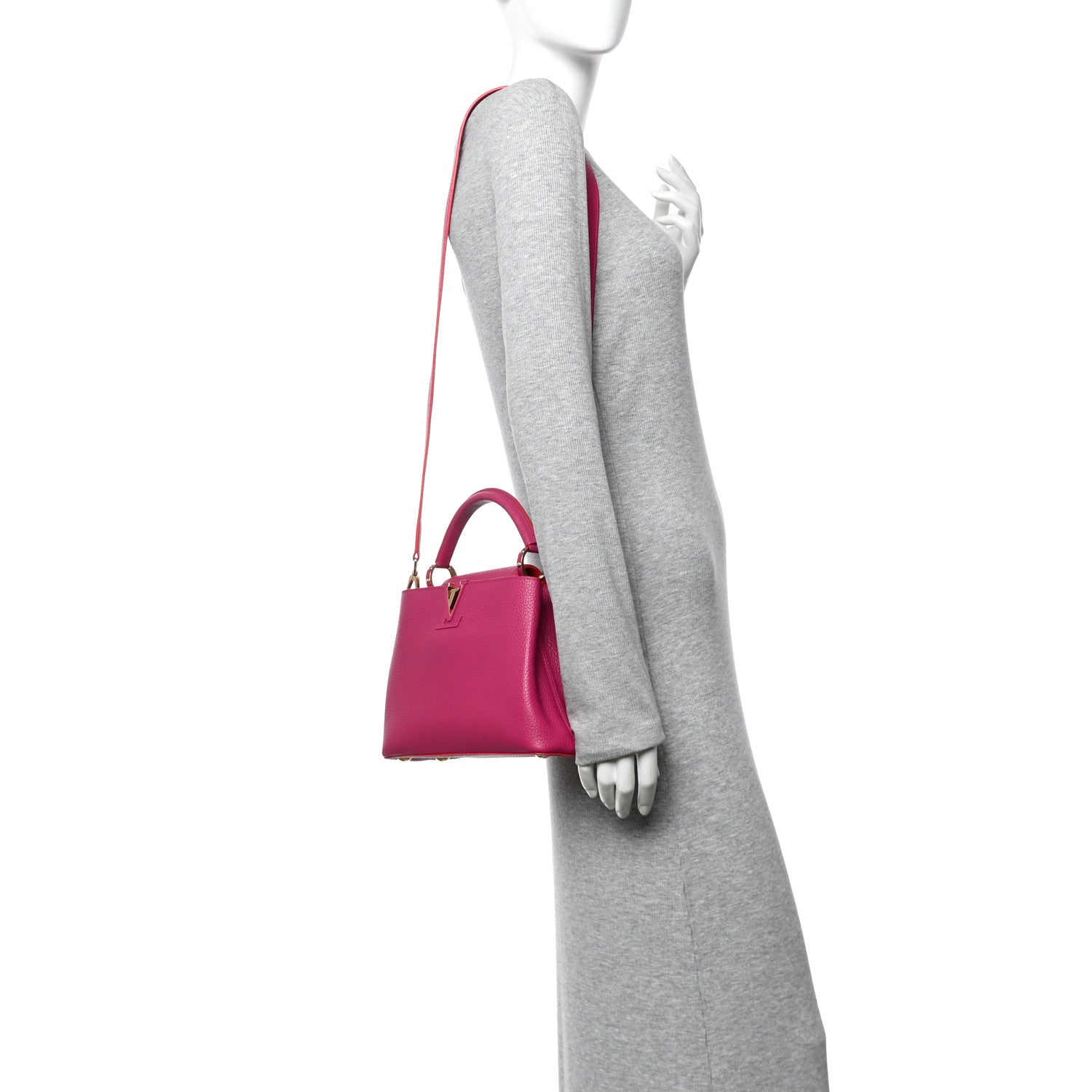 Louis Vuitton Taurillon Capucines BB Hibiscus Poppy