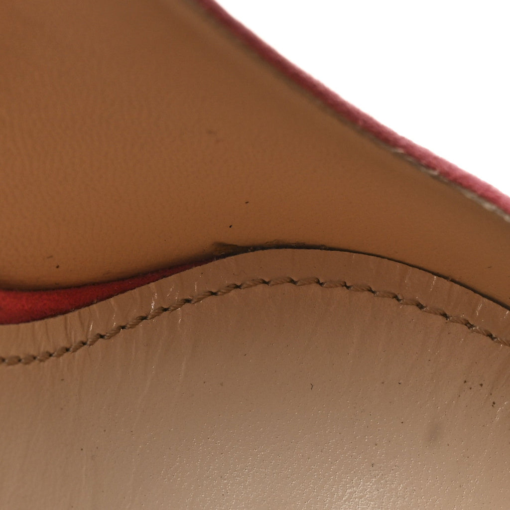 Prada Camoscio Basic 90mm Pumps 37 Geranio
