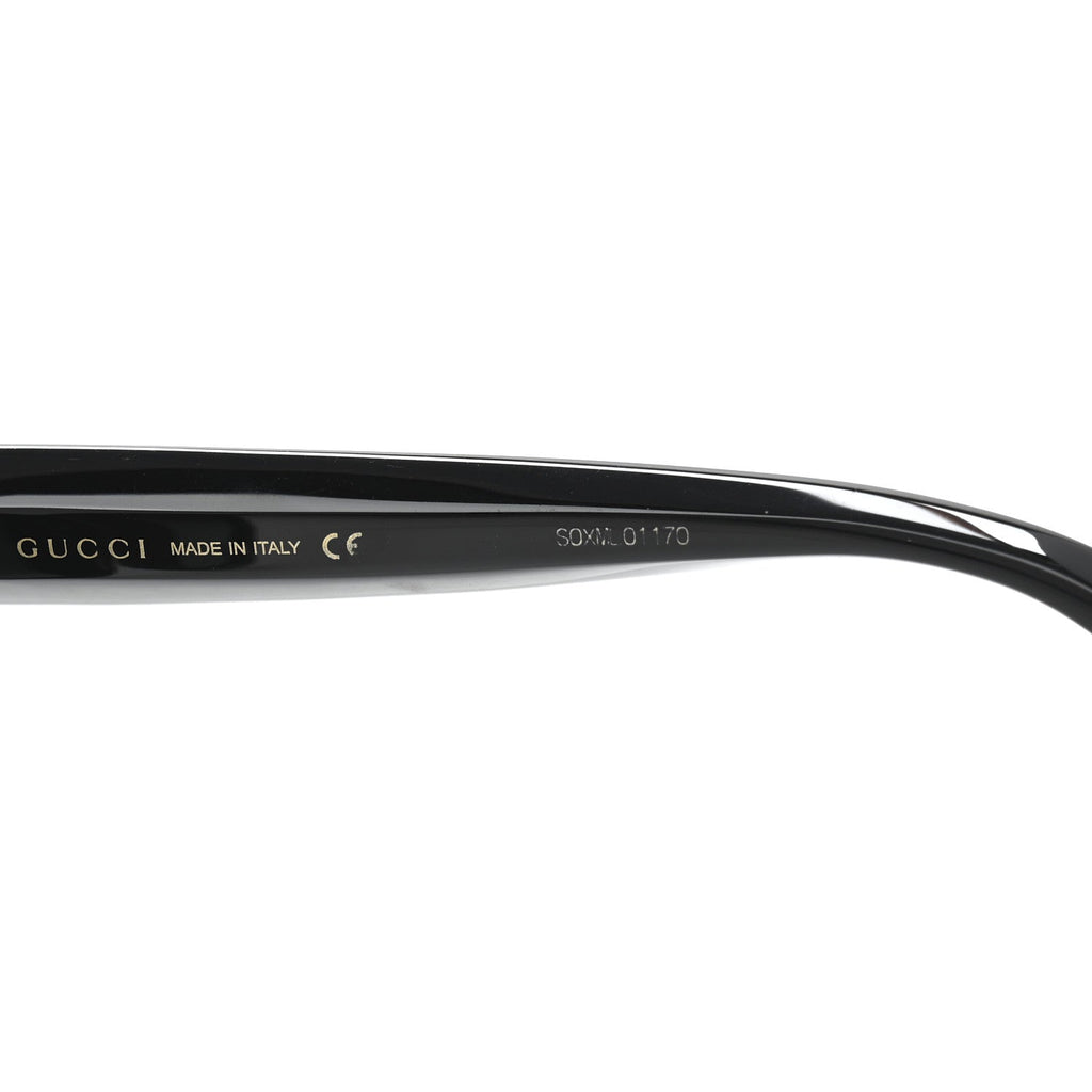 Gucci Round Frame Star Sunglasses GG0208S Black